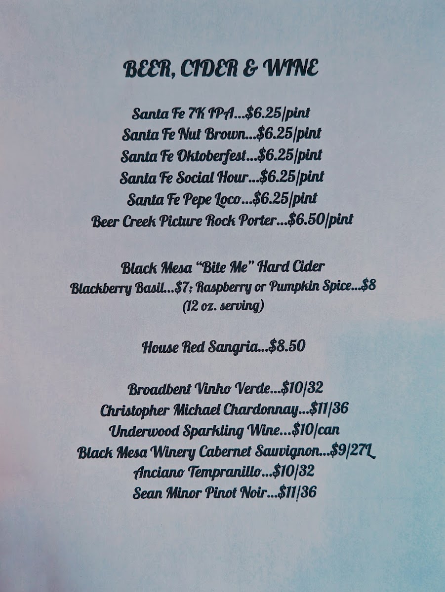 Menu - Santa Fe Bite photo 9
